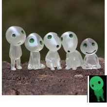 Princess Mononoke Luminous Tree Spirit Kodama Gardening Potted Decoration Micro Landscape accessories