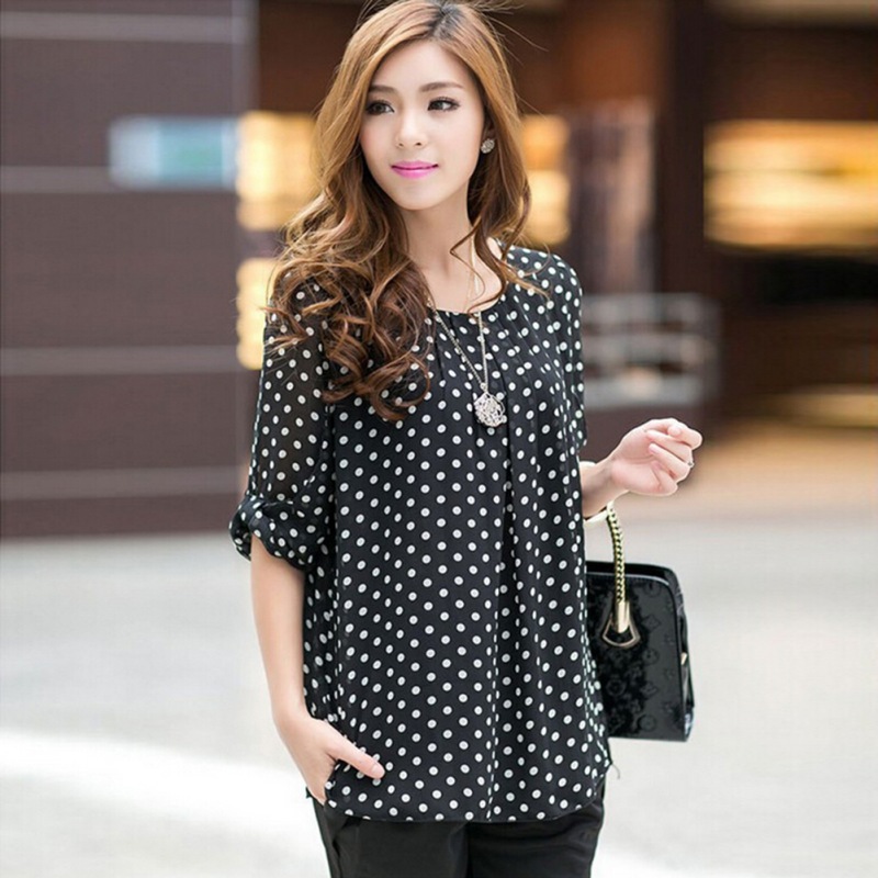 http://g01.a.alicdn.com/kf/HTB188d3HVXXXXbkXXXXq6xXFXXXG/Summer-Style-Fashion-Women-Puffed-Sleeve-Loose-Shirt-Chiffon-Polka-Dot-Print-Pleat-Blouse-Top.jpg