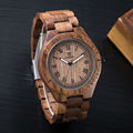 Handmade Men s Wooden Watch 100 Natural Wood wrist watch Men 2016 Newest japanese miyota movement