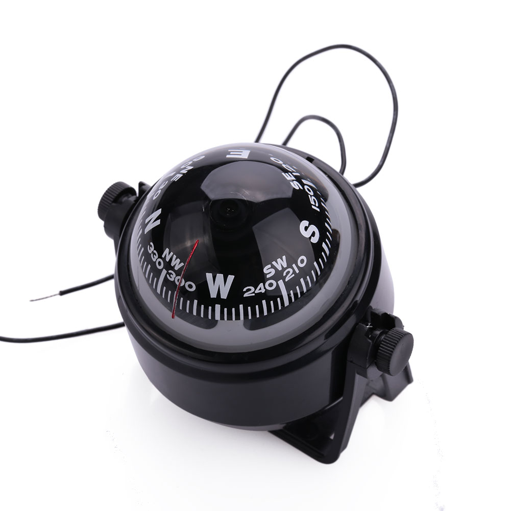 Sea Marine Electronic Compass Boat Caravan Truck Illuminated 12V LED Light