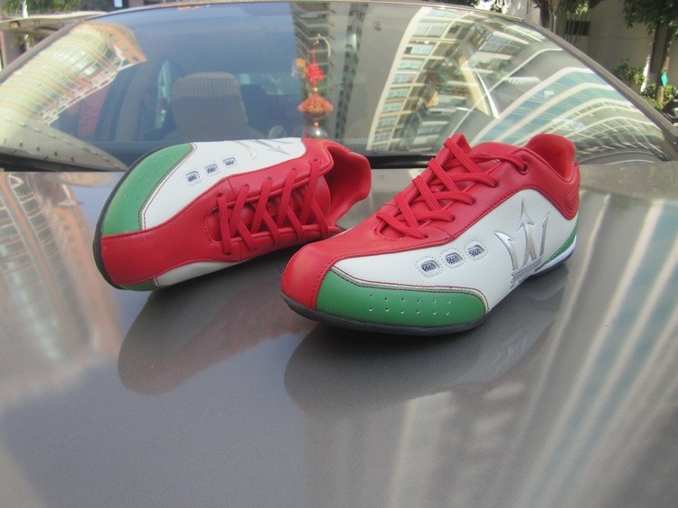 Italy 2015 MASERATI fashion Sneakers sneaker men Genuine Leather shoes sports shoes comfortable