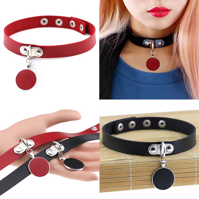 2016 roca Harajuku Punky Gótico Estilo Multi Color caliente de la manera Redonda de la Aleación