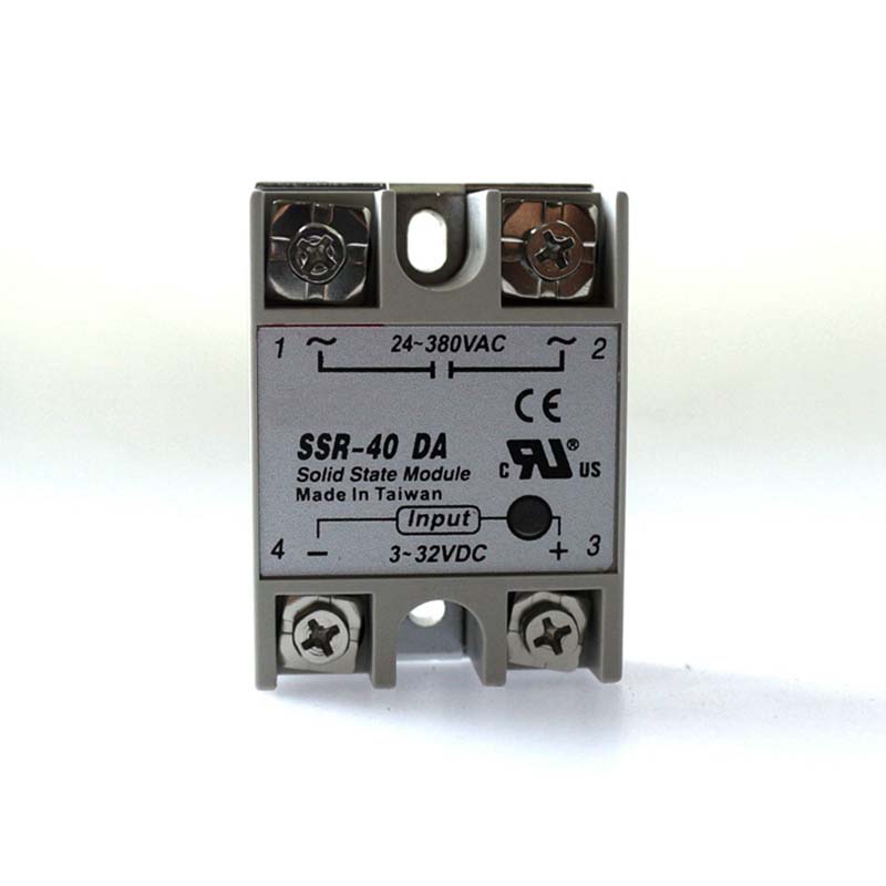 Free shipping SSR 40A  SSR40DA 40A solid state relay,single phase ssr