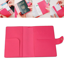 4 Color Sweet Bowknot Buckles Passport ID Card Holder Protect Cover Case Free Shipping