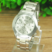 Essential Shock Resistant Ladies Women Girl Unisex Stainless Steel Bracelet Wrist Watch Quartz Dress Watches