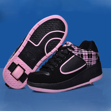 Children Heelys Roller sneakers Shoes With Wheel Boy Girl one wheel heelys Skates Kids Sport Sneakers