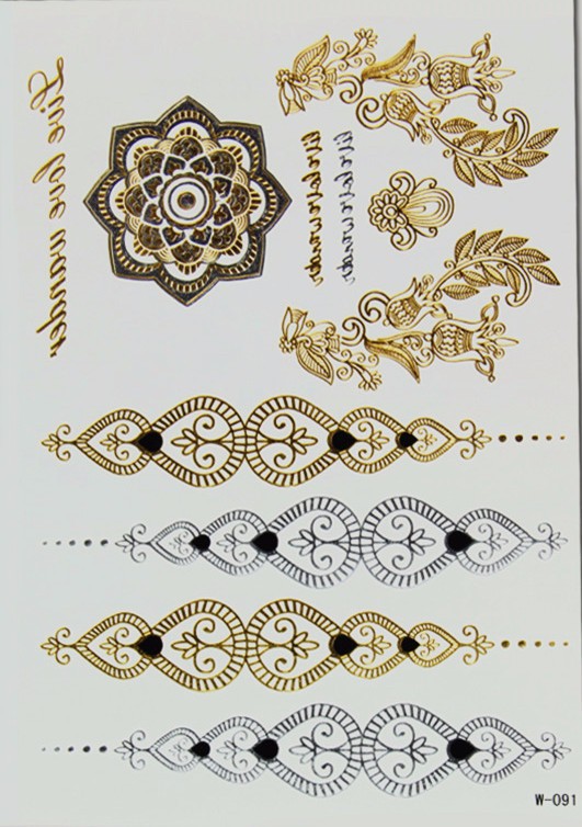 W-091 gold tattoo 15