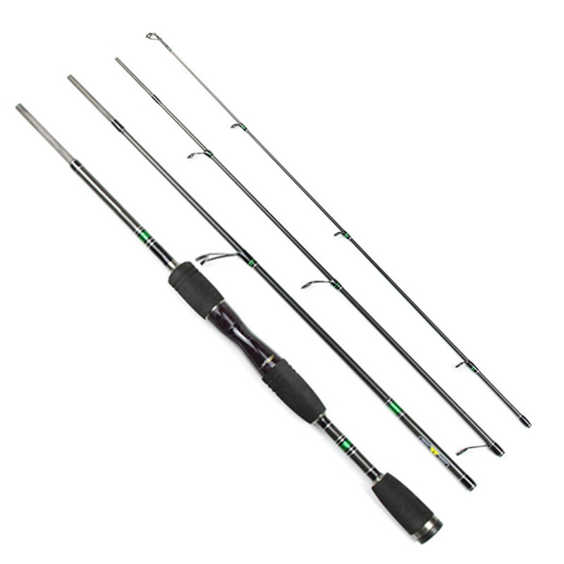 1.98m 4 Sections M Spinning Casting Fishing Rod 99%Carbon Vara de Pesca Tackle Canne Pole Peche Olta Lure 1/8-3/8oz Line 4-12lb