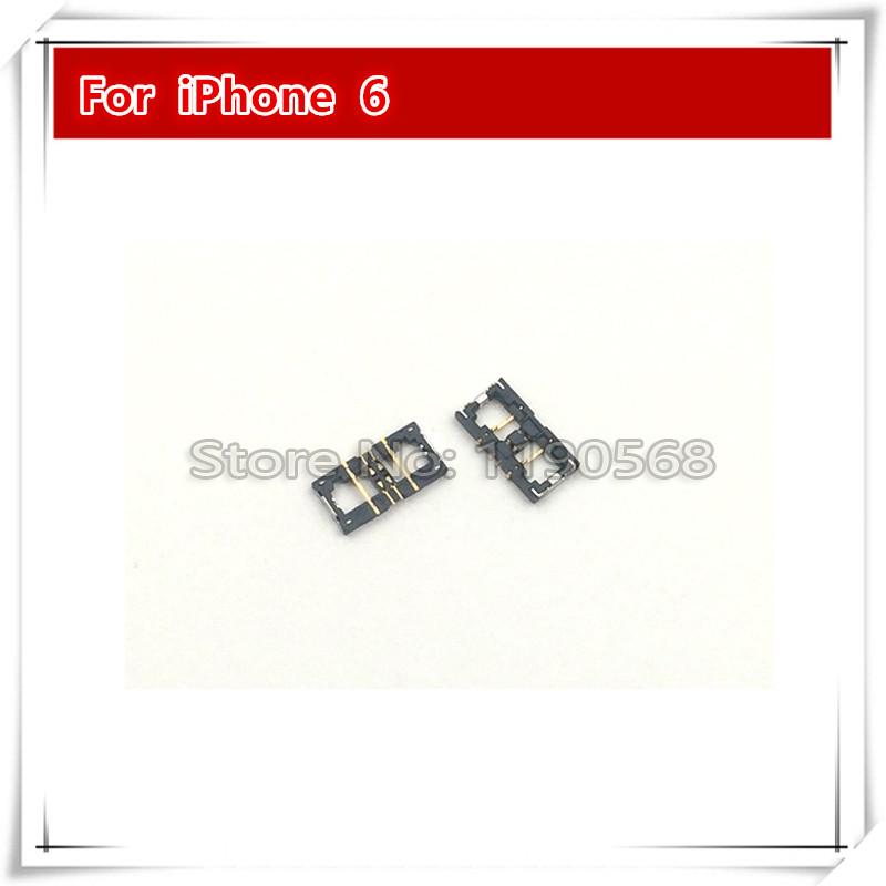 10pcs lot Wholesale Price FPC Battery Connector On Board For iPhone 6 4 7 Battery Clip
