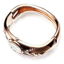 2015 luxury brand rhinestone bracelet watches fashion rose gold watch women quartz watch clock relojes mujer