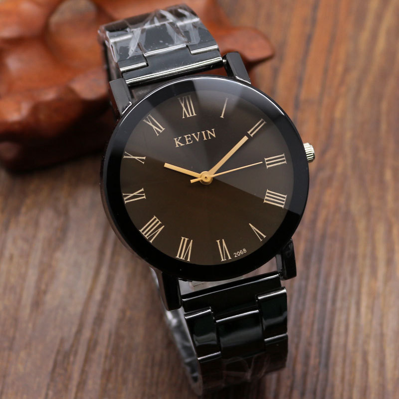 2015 Fashion Men Women Watch Relogio Masculino Black Stainless Steel Watch Relogio Women s Watch Gift