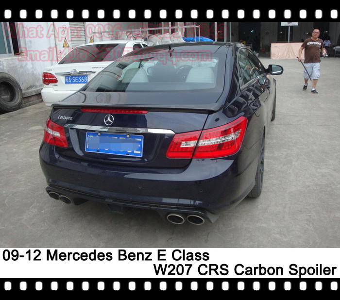 Mercedes benz e class coupe boot spoiler #4