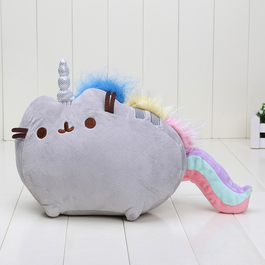 stuffed unicorn cat