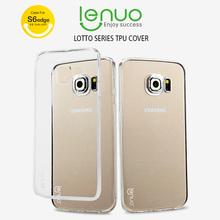 Original Lenuo Lotto Series TPU case for Samsung Galaxy S6 edge soft case with retail package freeshipping