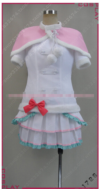 Hot Sale Custom Made Love Live Snow Halation Koizumi Hanayo Cosplay Costume
