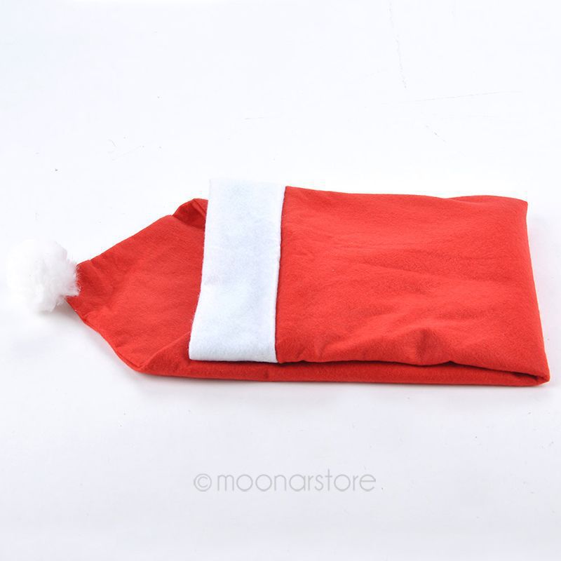 ... Table-Party-Decor-Santa-Claus-Hat-Chair-Back-Covers-Dinner-Table-Decor