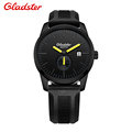 New 2016 Gladster Watches Men Fashion Watch Quartz Wristwatches Silicone Strap Relogio Masculino Analog Display Date