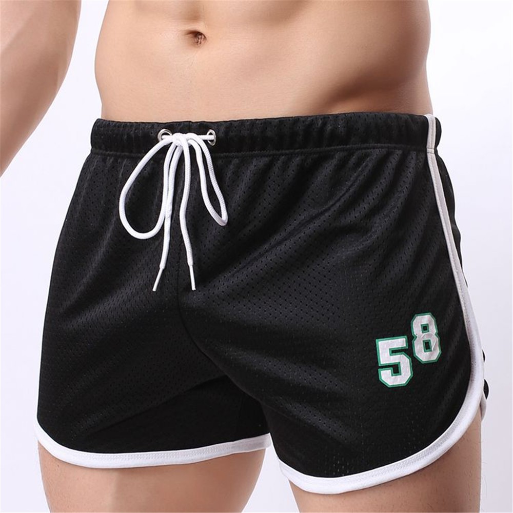 2019 Brand Mens Nylon Boxer Shorts Men S Mesh Underwear Boxer Sexy Home Pajamas Men S