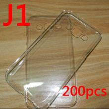 Top quality ! Crystal Clear PC hard case for Samsung Galaxy J1 phone Free shipping 200pcs/lot