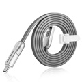 NILLKIN Plus Micro to Type C cable 2 1A quick charge cable 2 in 1 flat