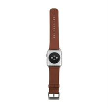 Brown Band 42mm Nappa Genuine Leather Cowhide Watchband Replacement for Apple Watch