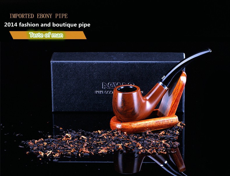 Men s Classic Wooden Tobacco Smoking Pipes Fashion Loop Filter Smoking Wood Pipe Healthy Smoking Pipe