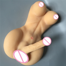 Full Silicone Lady boy Sex Doll with 18cm Penis&Big Breast, Love Doll for Women, Lesbian Gay Male Adult sex Dolls