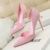 Women Classic Pumps Flock Suede High Heel Shoes Pointed Thin Heeled Sexy Elegant OL Office Shoes Single Women Heels Shoes 3168-6
