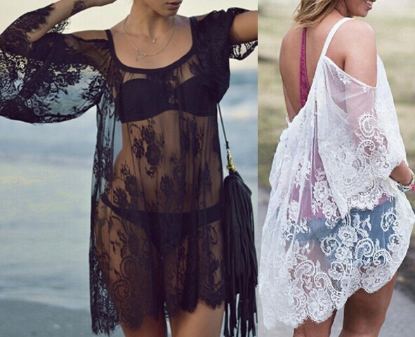 Lace-Bikini-Beach-Cover-Up-Dress-Black-and-White-Beach-Wear-Cangas-De-Praia-Crochet-Dress