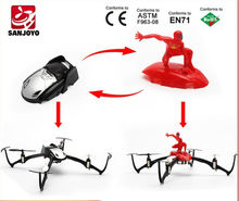 Free shipping New toy For 2015 Headless mode Inverted flight RC drone 3D Flip flying helicopter UFO JY-004 VS H12C H6C H9D