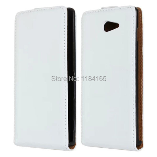 SONY-1119W_1_Fashion Vertical Flip Genuine Leather Holster Case for Sonyxperia m2 S50h
