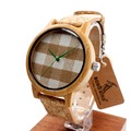 Brand Designer Bamboo watch pastoralism pastoral dial face wooden watches for women man accept customization OEM