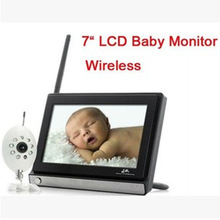 7 Inch 2.4G Baby Monitor Wireless Baby Monitor Baby Care Instrument Infrared Camera Monitor ultrassom portatil color music