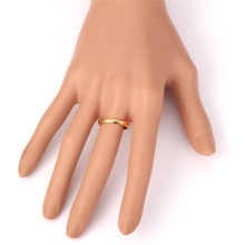 Gold Rings With 18K Stamp Quality Real Gold Plated Women Men Jewelry Wholesale Free Shipping Classic
