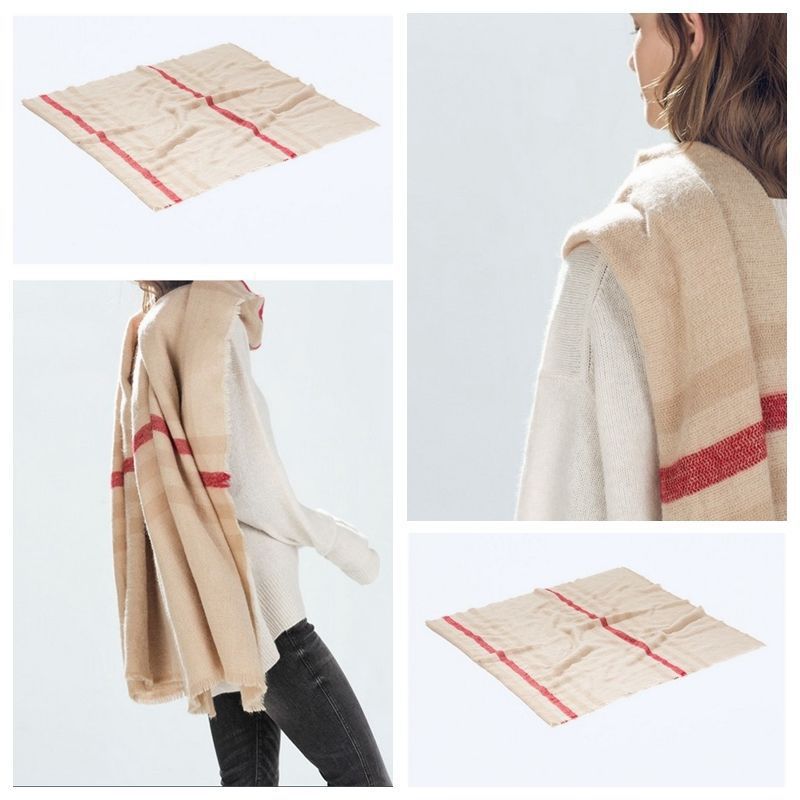 2016 za Scarf Women font b Tartan b font scarves font b Tartan b font Plaid