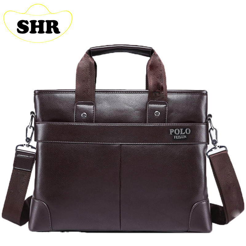 2015 New high quality brand briefcase leather shou...