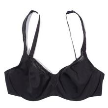 big size super thin full cup lace trim chest sides control summer bra minimizer EU85 95