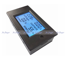 1pcs New LCD AC 80 260V 20A voltmeter Ammeter Volt ampere Power Energy meter Gauge with