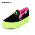 2016 new Fashion Spring Women Casual Shoes Candy Color Breathable Canvas Shoes Comfortable platform shoes women