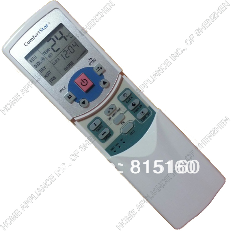 Comfortstar control remoto Airea condicionado