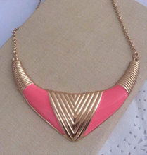 NE020 fashion jewelry trend female multicolor necklace