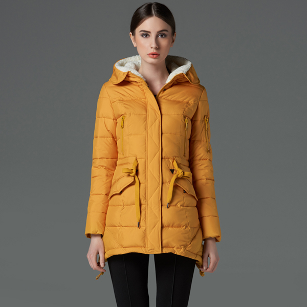 Ms icebear2015 new long thickening warm special offer have big cotton padded jacket coat code has