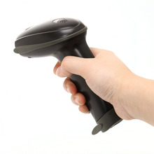 Black High Scaned Long USB Laser Handheld Barcode Scanner Bar Code Reader for POS w/ cable for Supermarket and POS System