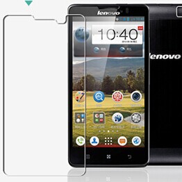 0 3mm Tempered Glass Film for Lenovo P780 0 2mm Round Border High Transparent Screen Protector