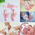 Newborn photography props baby pictures Lacy bow headband accessories