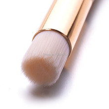 Long Handle Professional Raw Wood Cosmetic Makeup Nose Clean Brush