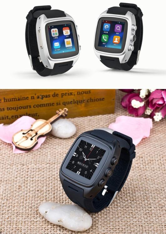 New Arrival Smart PW306 Wifi Phone Android Smartphone Watch MTK6572 Dual Core 1 3GHz 4G ROM