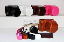 16-50mm Smooth PU Leather Camera Bag Case Camera Bags Cases For Sony NEX-6 NEX 6 NEX6