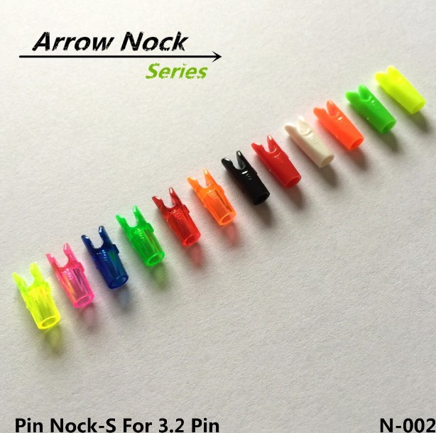 High quality compound bow arrow nocks plastic pin nocks S size for carbon fiber arrows 100pcs