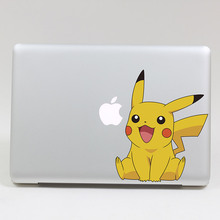 Removable Avery waterproof cartoon cute funny Pikachu tablet sticker and laptop computer sticker for macbook Pro 15,205*270mm